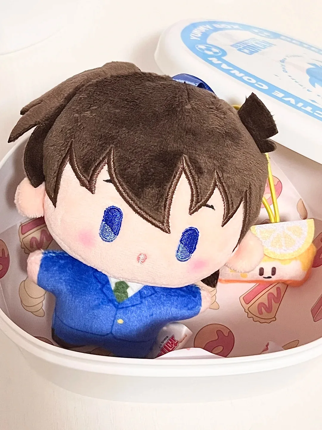 Оригинальный детектив Conan Cafe глухая коробка плюшевые игрушки Bento кулон Аниме