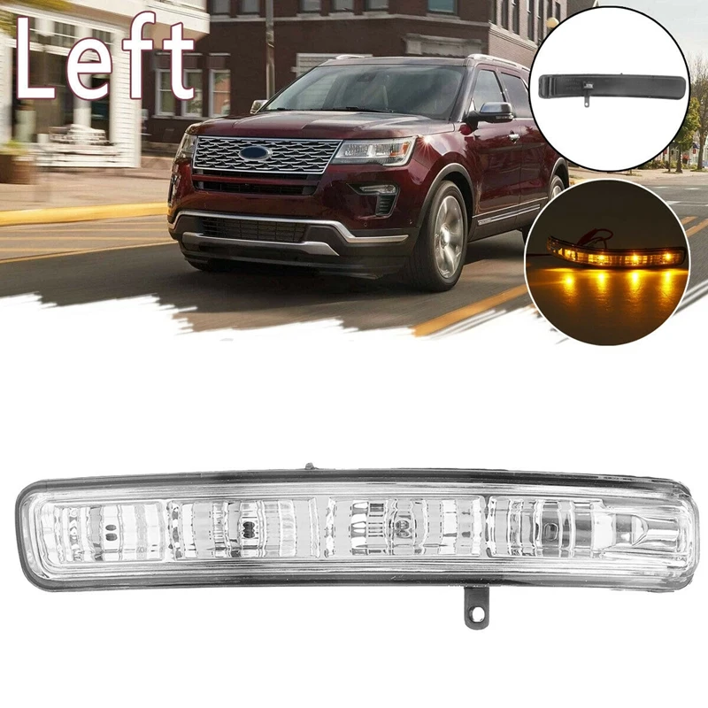 

Car Side Wind Mirror Light Turn Signal Blinker Lamp for Ford Explorer 2011-2018 BB5Z-13B375-A BB5Z13B375A