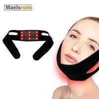 led red light therapy belt infrared light massage heating device photon skin chin slimming and relieve skin aging