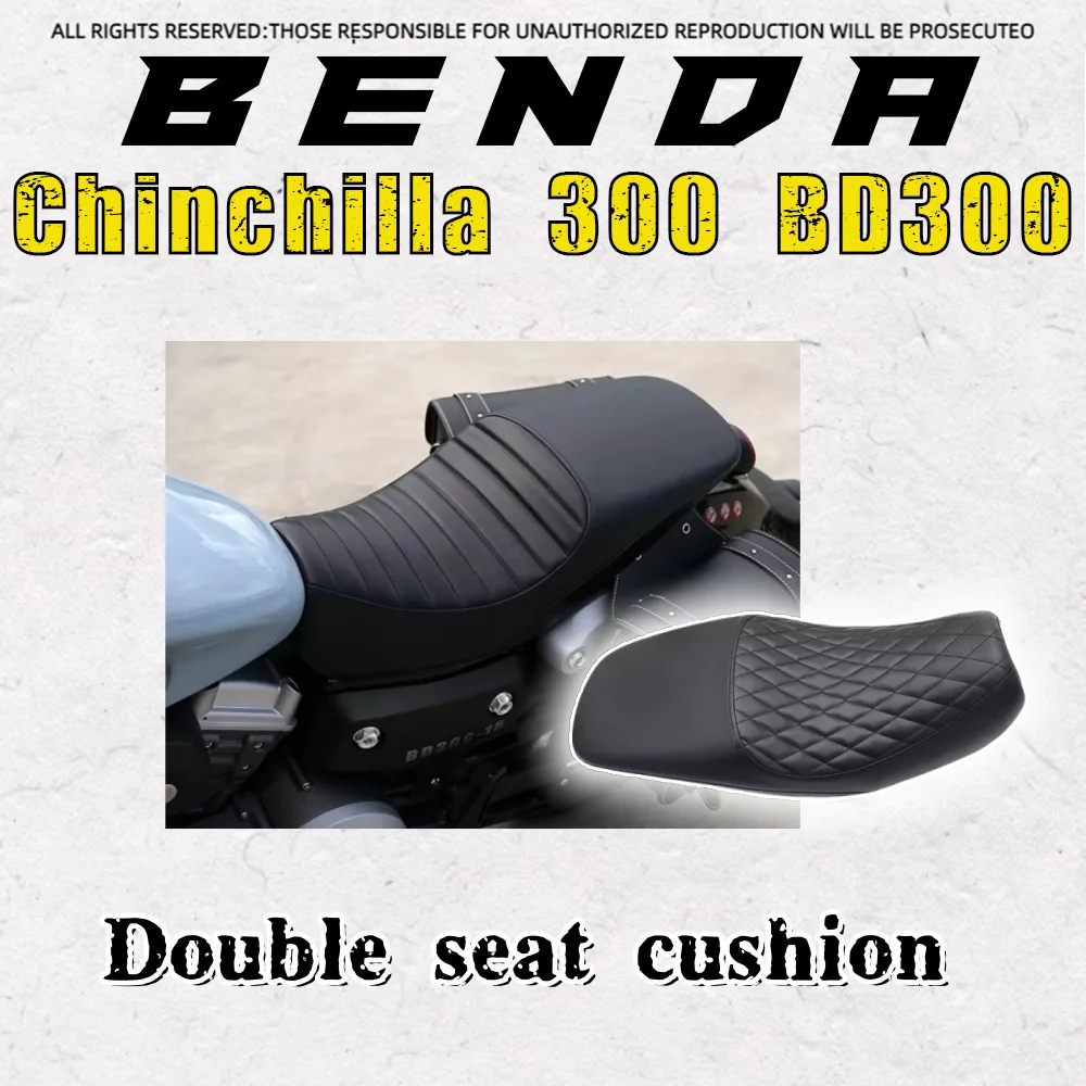 Фото ДЛЯ BENDA Chinchilla 300 BD300 подушка для двойного сиденья расширенная и удобная Qianjiang Benda модифицированная удлиненная и утолщенная №1