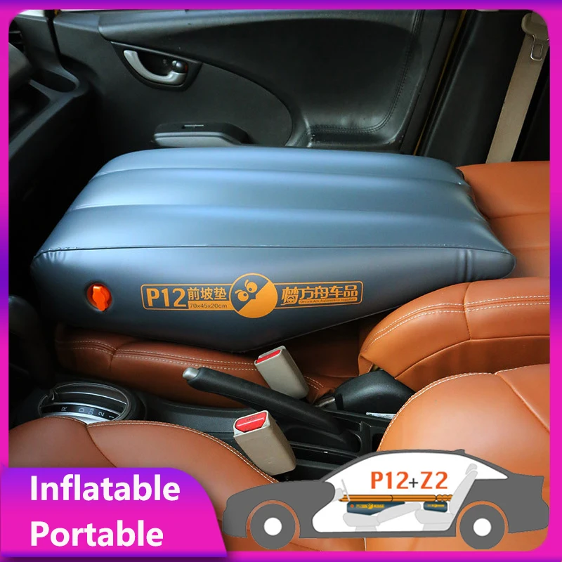 

Car Inflatable Mattress Front Slope Pad Inflated Stool Cushions In The Rear Seat Gap Self-driving Traveling Supplies Accessories