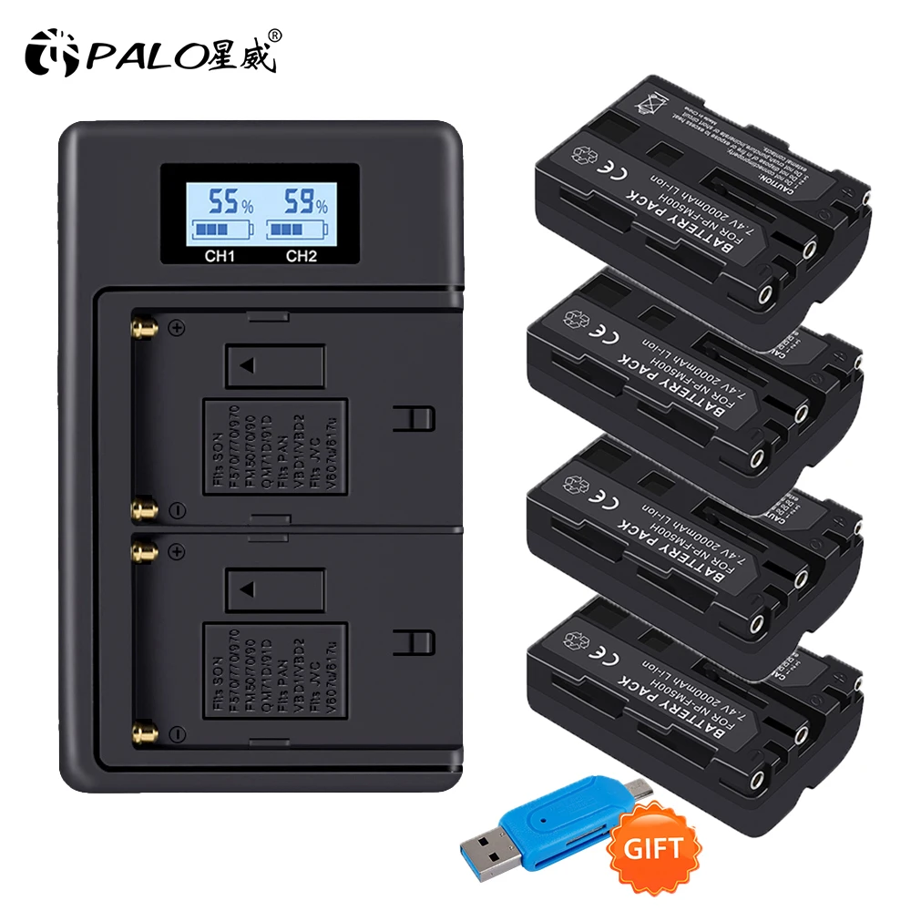 NP-FM500H Аккумулятор для камеры Sony A57 A58 A65 A77 A99 A550 A560 A580 аккумулятор L50 SLT-A68 ILA77 SLT-A77 II NPFM500H NP FM500H