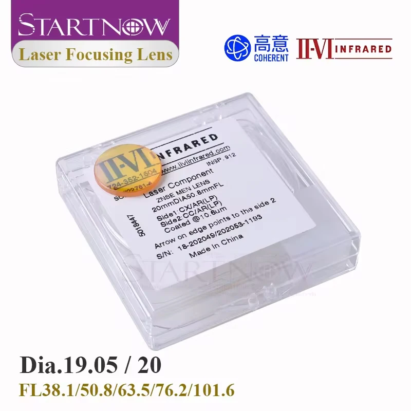 II-VI линза для фокусировки лазера CO2 19.05 мм | AliExpress