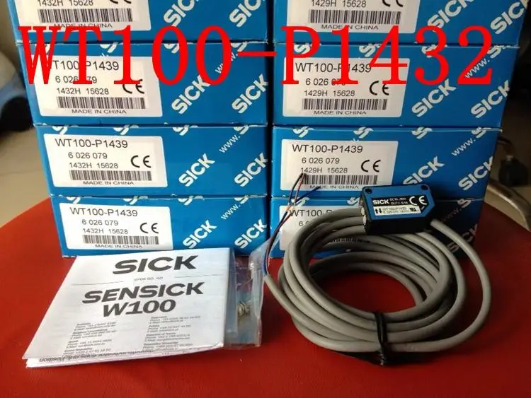 

new Orignal Sick photoelectric switch WT100-P1432 WT100-2P1439