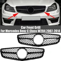 car front bumper grille radiator upper mesh grill for mercedes c class benz w204 c300 2007 2008 2009 2010 2011 2012 2013 2014