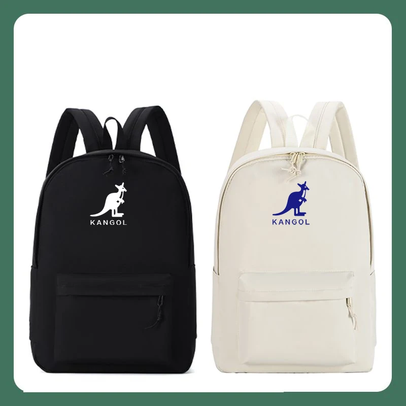 

Kangol Junior high school high school students large capacity travel bag college style campus solid color bag Nylon backpack