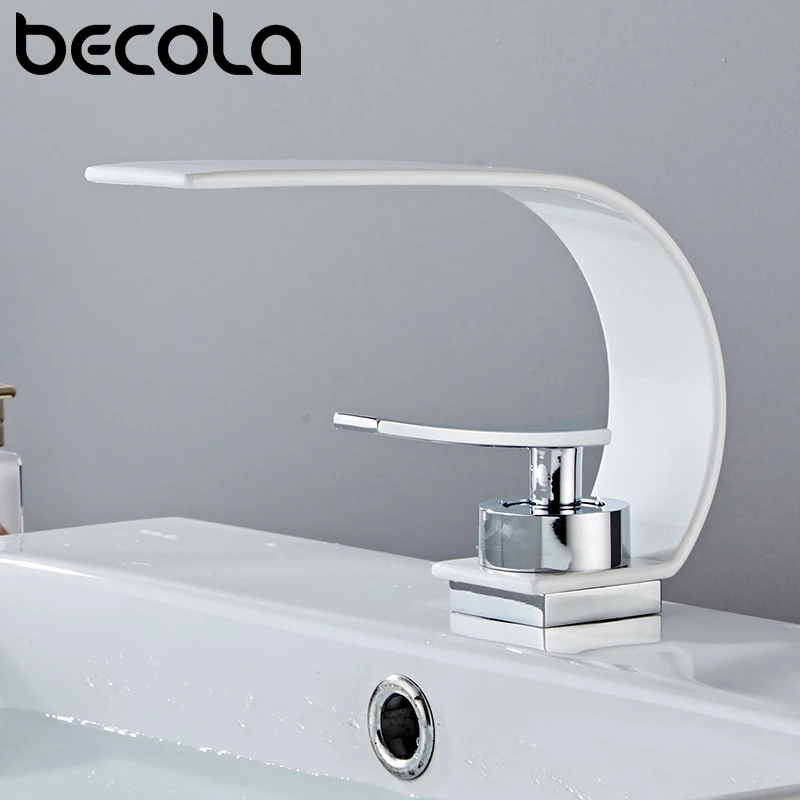 

Смеситель для раковины Becola палубного типа керамический