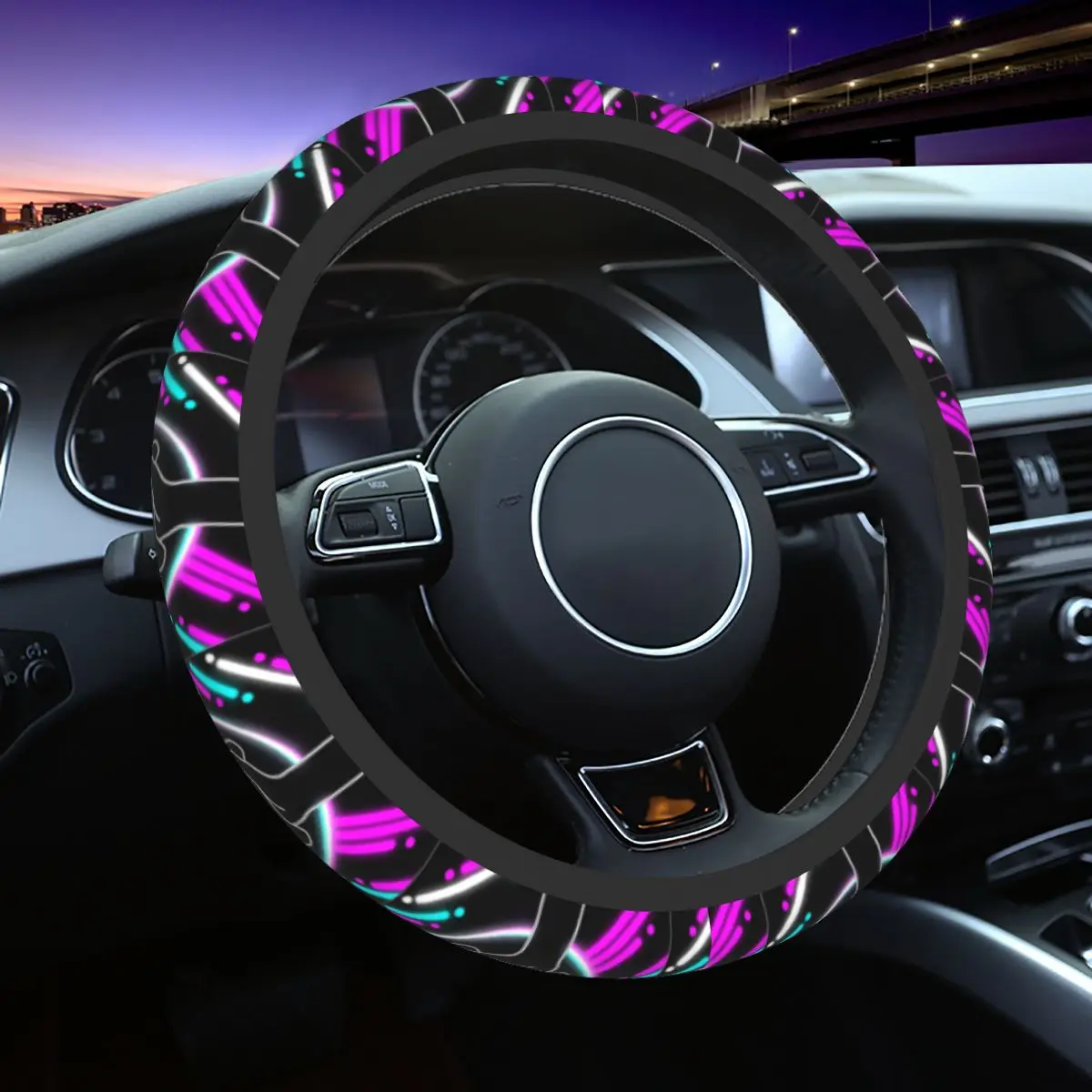 

38cm Car Steering Wheel Cover Gamer Soft Kids Video Games Car-styling Fashion Steering-Wheel Accessories