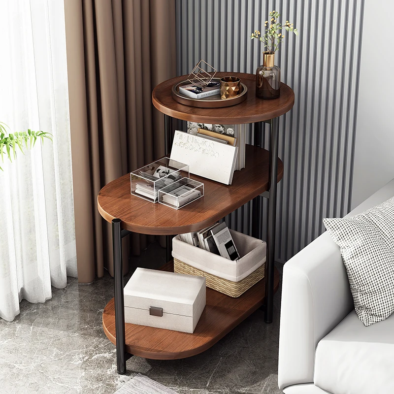 

Side Console Wood Table Coffee Bistro Makeup Poker Laptop Sweet Table Fruit Portable Flower Mesas Multifunction Furniture T50CJ