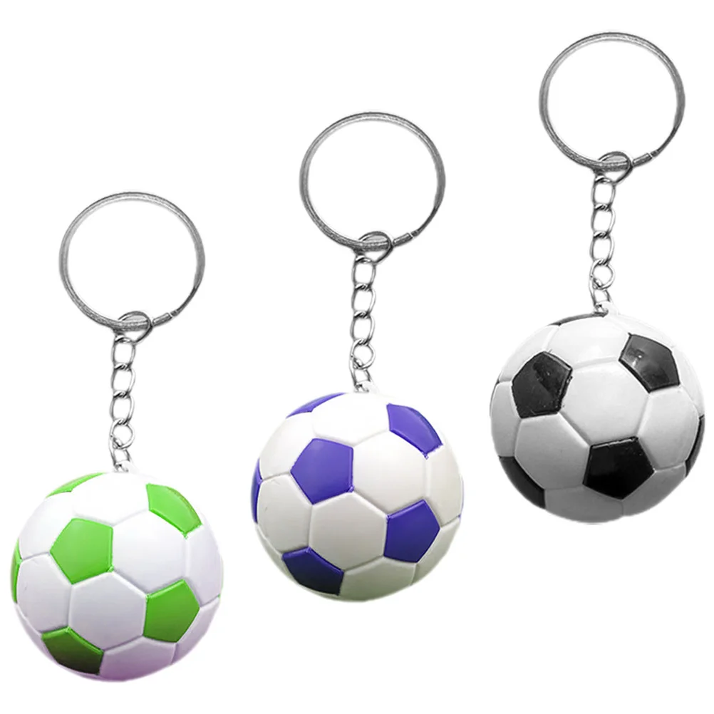 

Hanging Keychain Adorable Soccer Soccer Keychain Compact Pendant Portable Car Accessories
