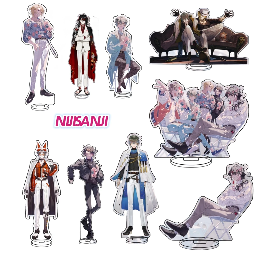 

Nijisanji Anime Key Chain Luxiem Mysta Ike Vox Shu Luca Kawaii Acrylic Stand Ornament Display Cute Accesorios