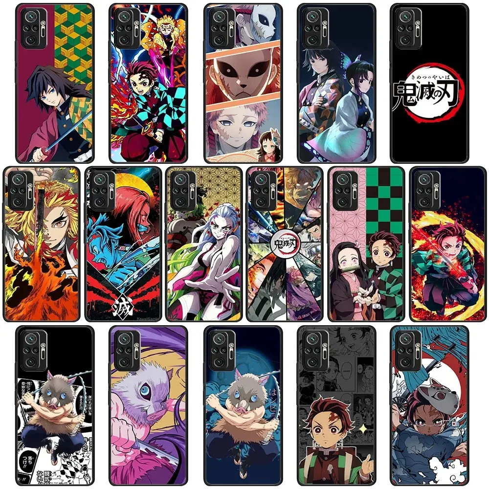 KT-13 Силиконовый чехол Demon Slayer для VIVO Y20S Y12S Y20i Y70S Y81S Y11S Y30 V21 V21e Y73S Y91 Y93 Y15 Y15A