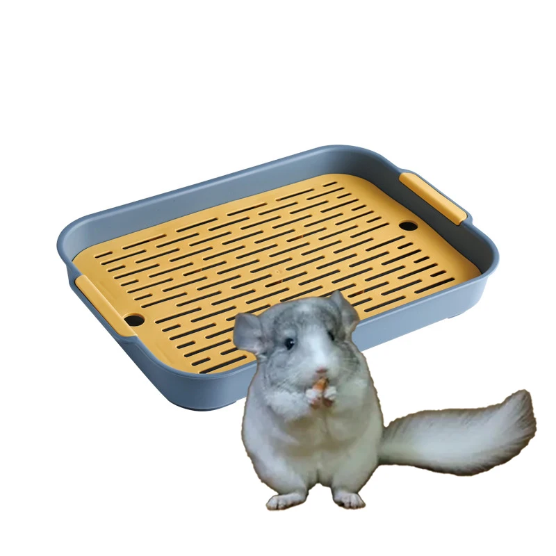 

Rabbit Chinchilla Guinea Pig Pet Supplies Toilet Antiturnover Litter Box Trainer Corner bathroom Small Pet Cleaning Supplies For