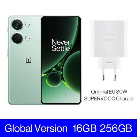 NEW OnePlus Nord 3 5G Global Version 8GB 16GB RAM MediaTek Dimensity 9000 120Hz Super Fluid AMOLED Display 80W SUPERVOOC Charge