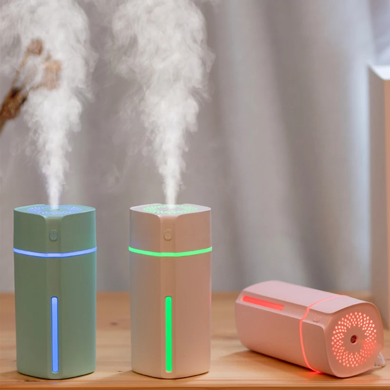 

Car Lamp Humidifier Aroma Humidificador Aromatherapy Ultrasonic USB Difusor Oil Mist Air Diffuser LED Cool Essential Colorful