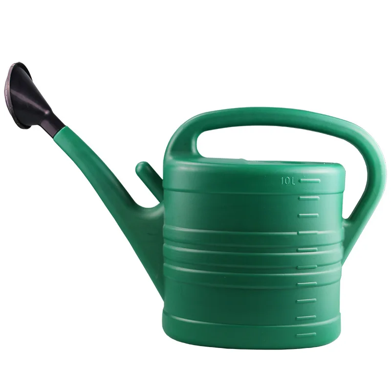 

Лейка с зеленой бутылкой 10 литров, 2 галлона, садовая Цветочная бутылка для воды, чайник для полива с длинной ручкой
