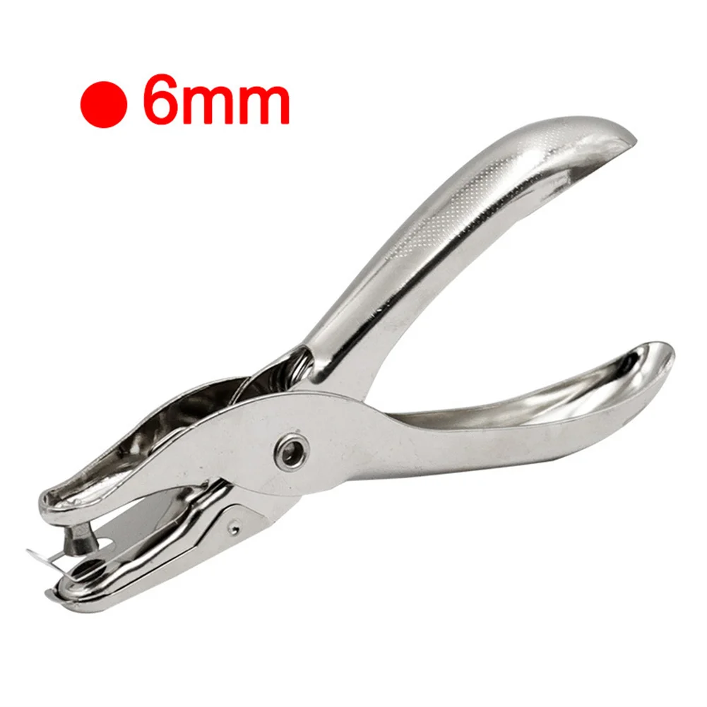 

1 Pcs Metal Punch Pliers Single Hole Puncher 3/6mm Pore Diameter Hand Paper Scrapbooking Punches 1-8 Pages Paper Hole Puncher