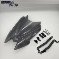 motorcycle windshield for kawasaki z900 z 900 2020 2021 motorbike wind deflector windscreen with bracket accessories