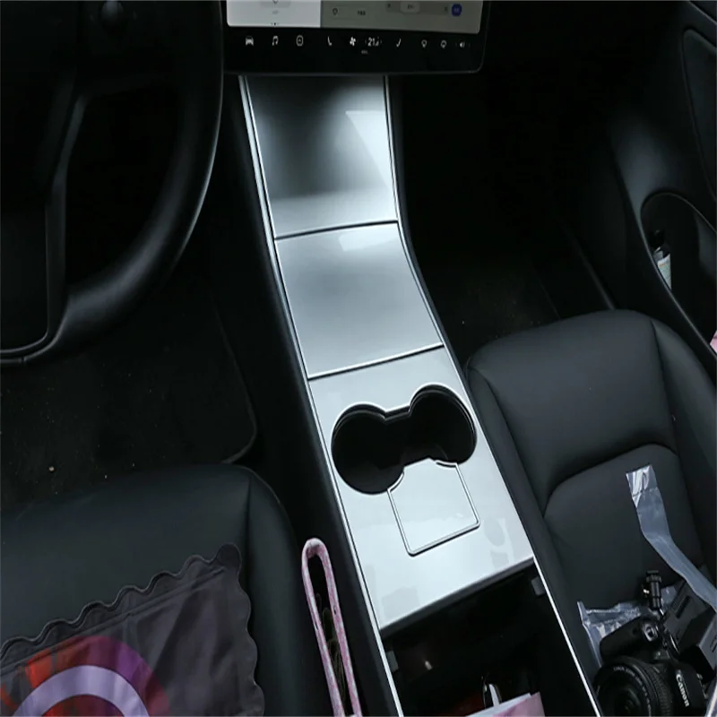 

4 шт., декоративные наклейки для стакана Tesla Model 3 2017-2019