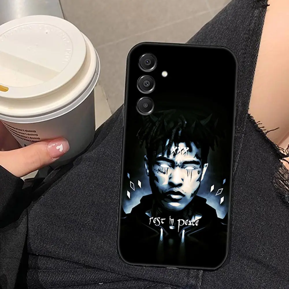 Фото Чехол для телефона Rapper X-XxxTentacion для Samsung A14 A15 A16 A17 A22 A23 A27 A26 A32 A36 A37 A52 A53 A54 A55 A56 A57 A72 A73 №1