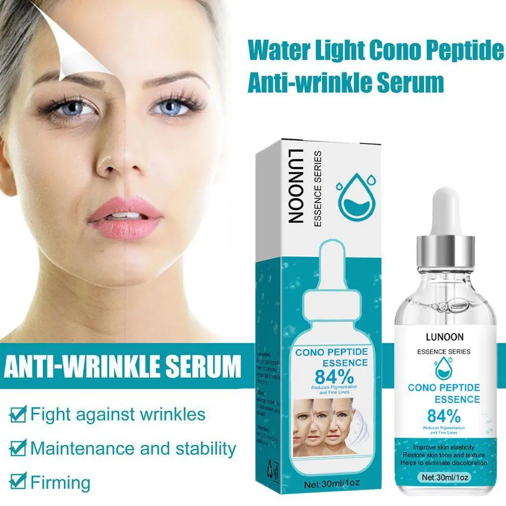 

30ml Face Serum Anti-wrinkle Anti-aging Lifting Firming Fade Fine Lines Skin Deep Repair Face Cono Peptide Essence