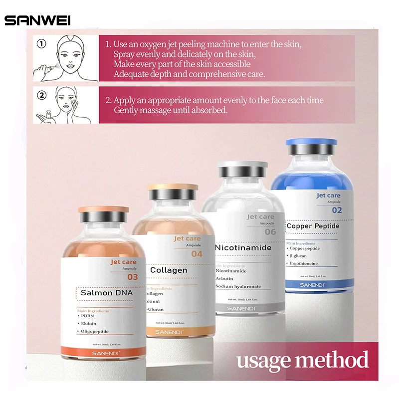 Фото Sanendisalmon DNA Сыворотка для лица Dermapen Стартовый комплект PDRN Exosomes Сыворотка с витамином и гиалуроновой кислотой 35 мл №5