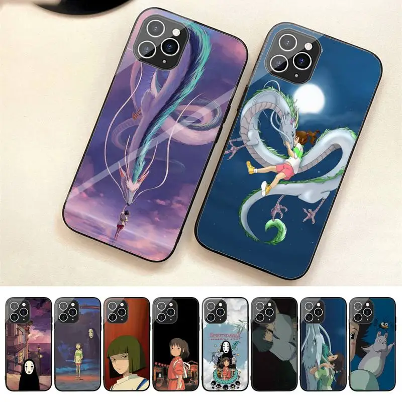 

Spirited Away Totoro Phone Case For Iphone 7 8 Plus X Xr Xs 11 12 13 14 Se2020 Mini Promax Tempered Glass Fundas