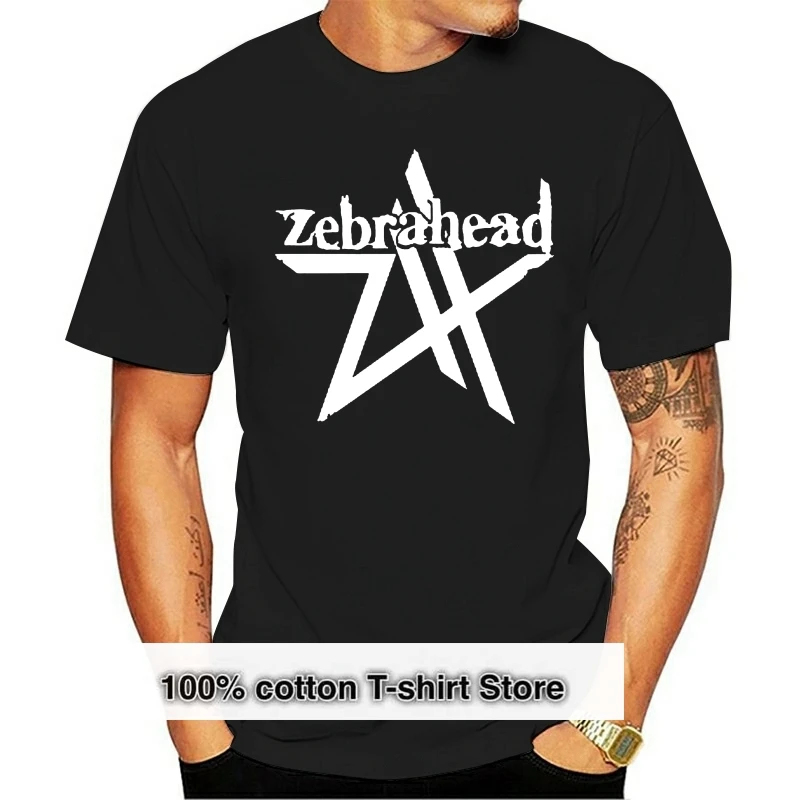 

Новая мужская черная футболка ZEBRAHEAD с американской рок-группой, Мужская футболка с принтом, хлопковая футболка с коротким рукавом