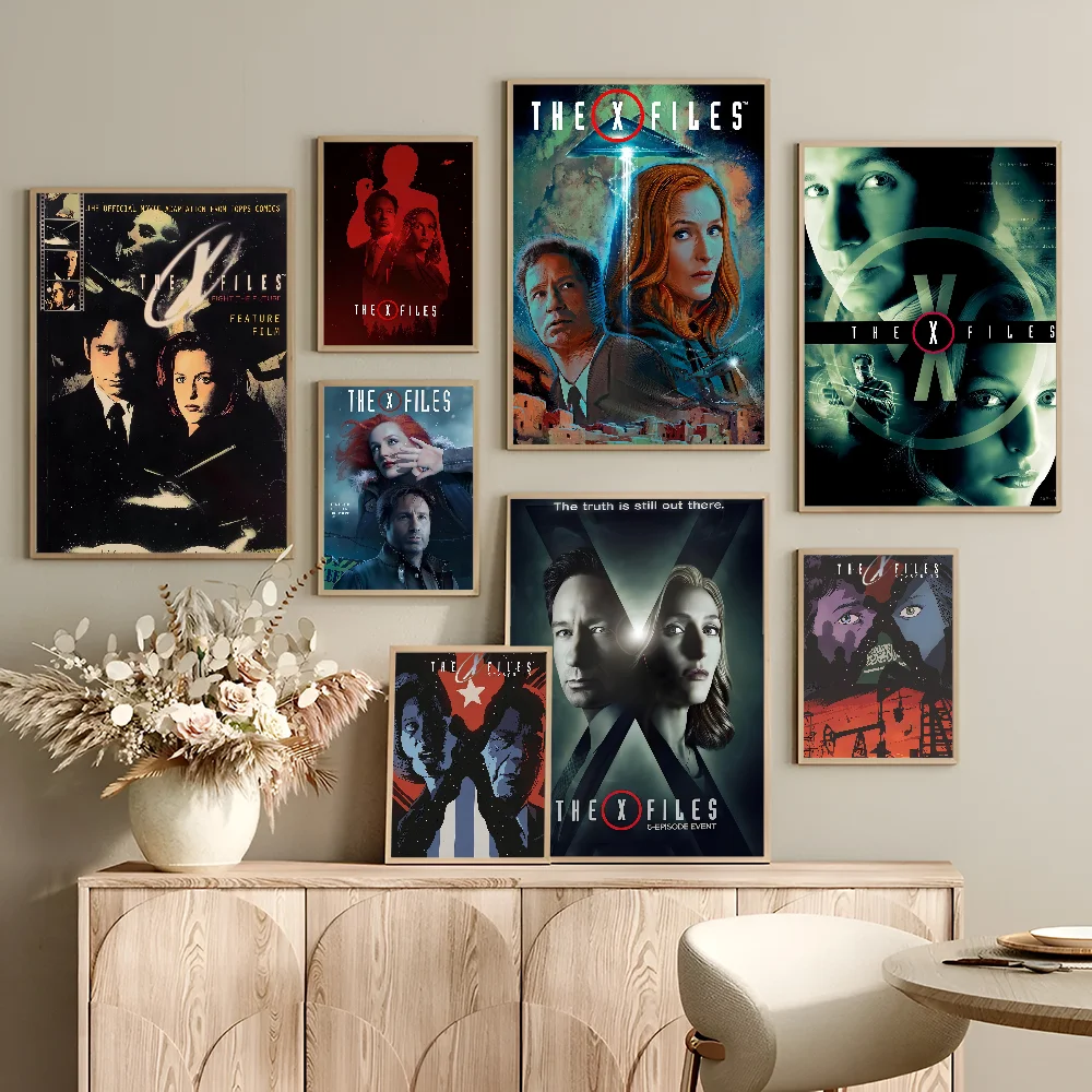 Фильм ужасов X-Files постеры эстетика классические с фильмами водостойкая бумажная