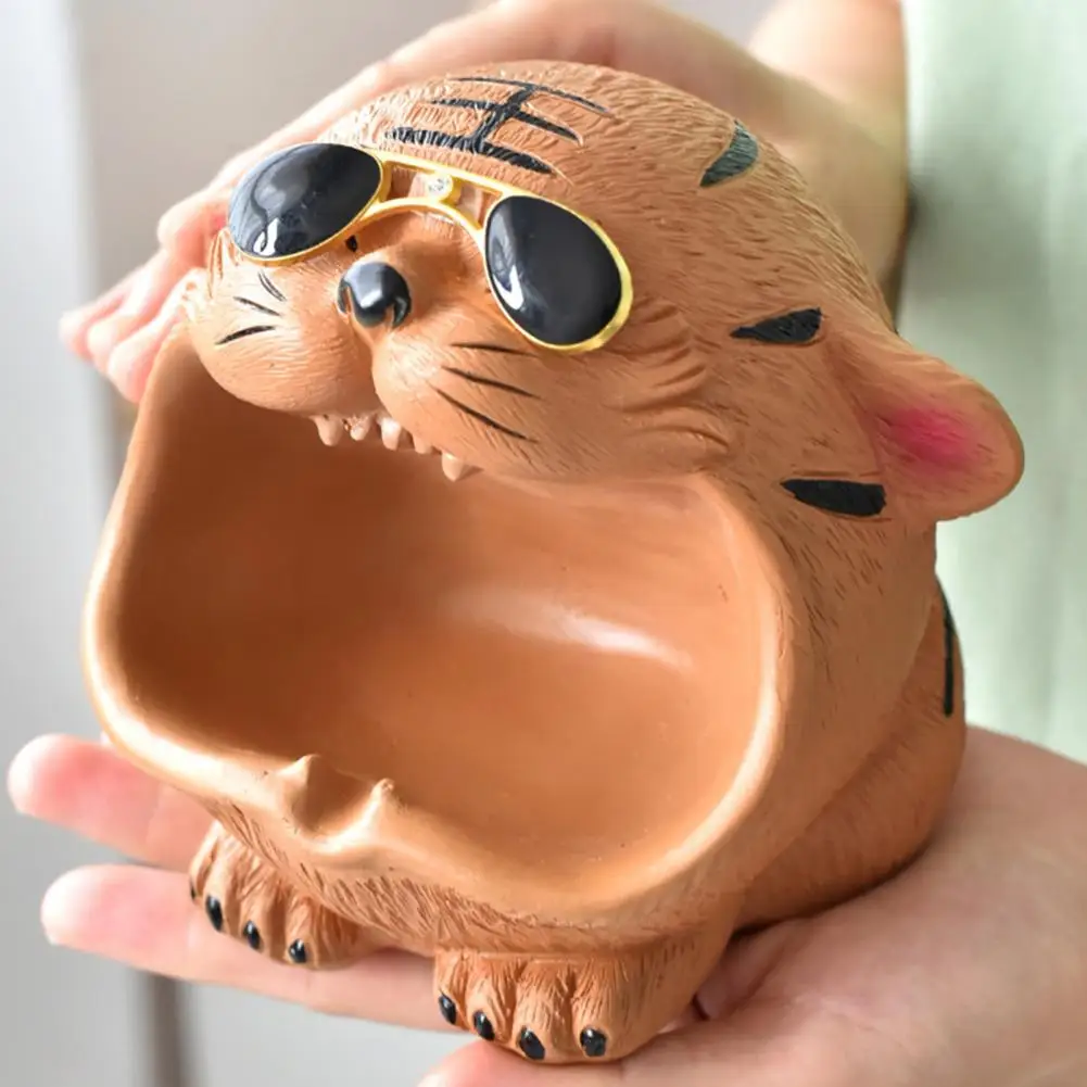 Пепельница легкая в чистке пепельница ручной работы с тигром бульдогом