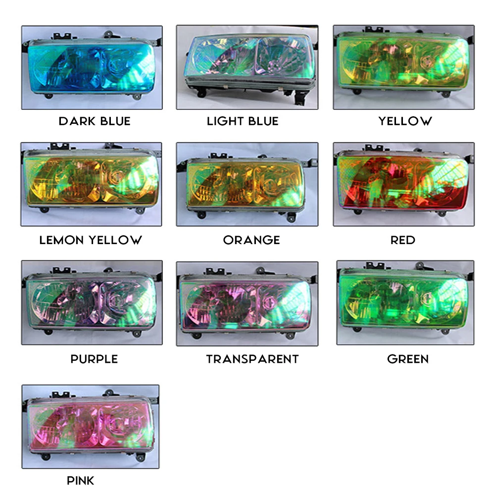 Пленка Для Автомобильных Фар Хамелеон 30x60 См Меняющая Цвет Виниловая Наклейка С