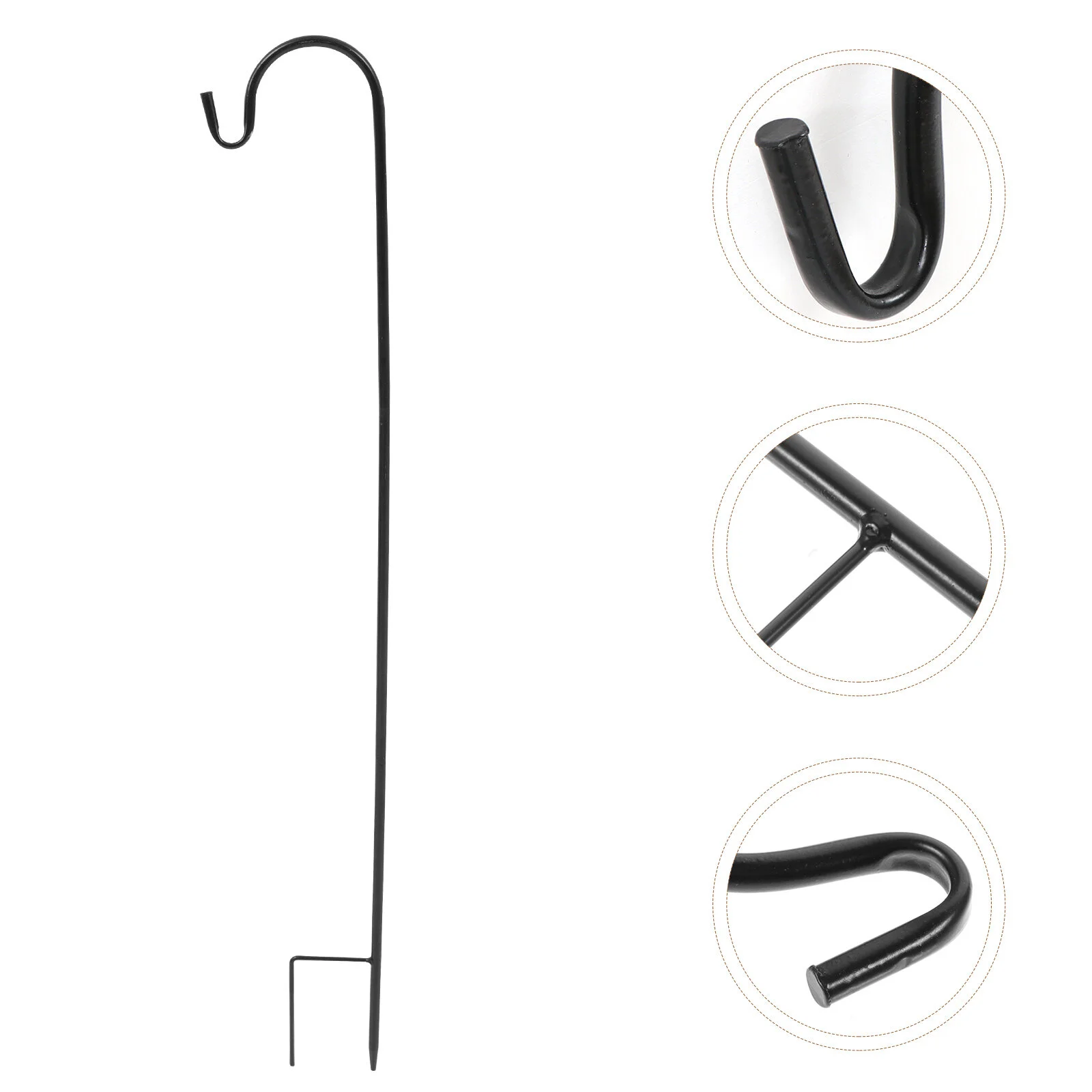 

Bird Feeder Hook Garden Outdoor Pots Plants Ornaments Multi-functional Iron Hanging Floor Stand