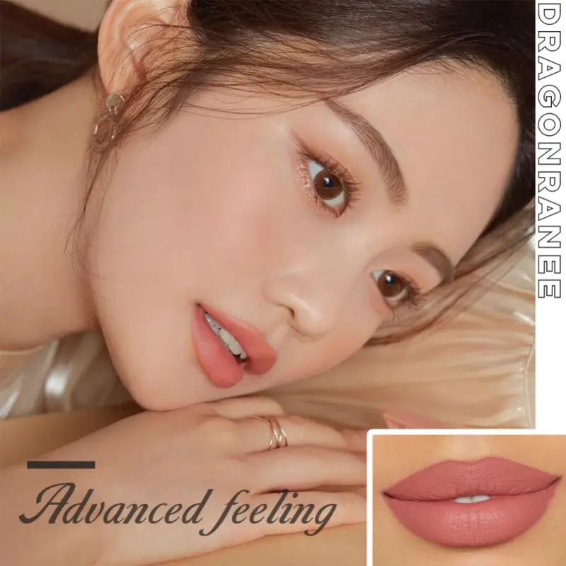 

3PCS Velvet Matte Lip Glaze Waterproof Sweatproof Moisturizing Lip Gloss No-Stick Cup Non-marking Lipstick Long Lasting Lipglaze