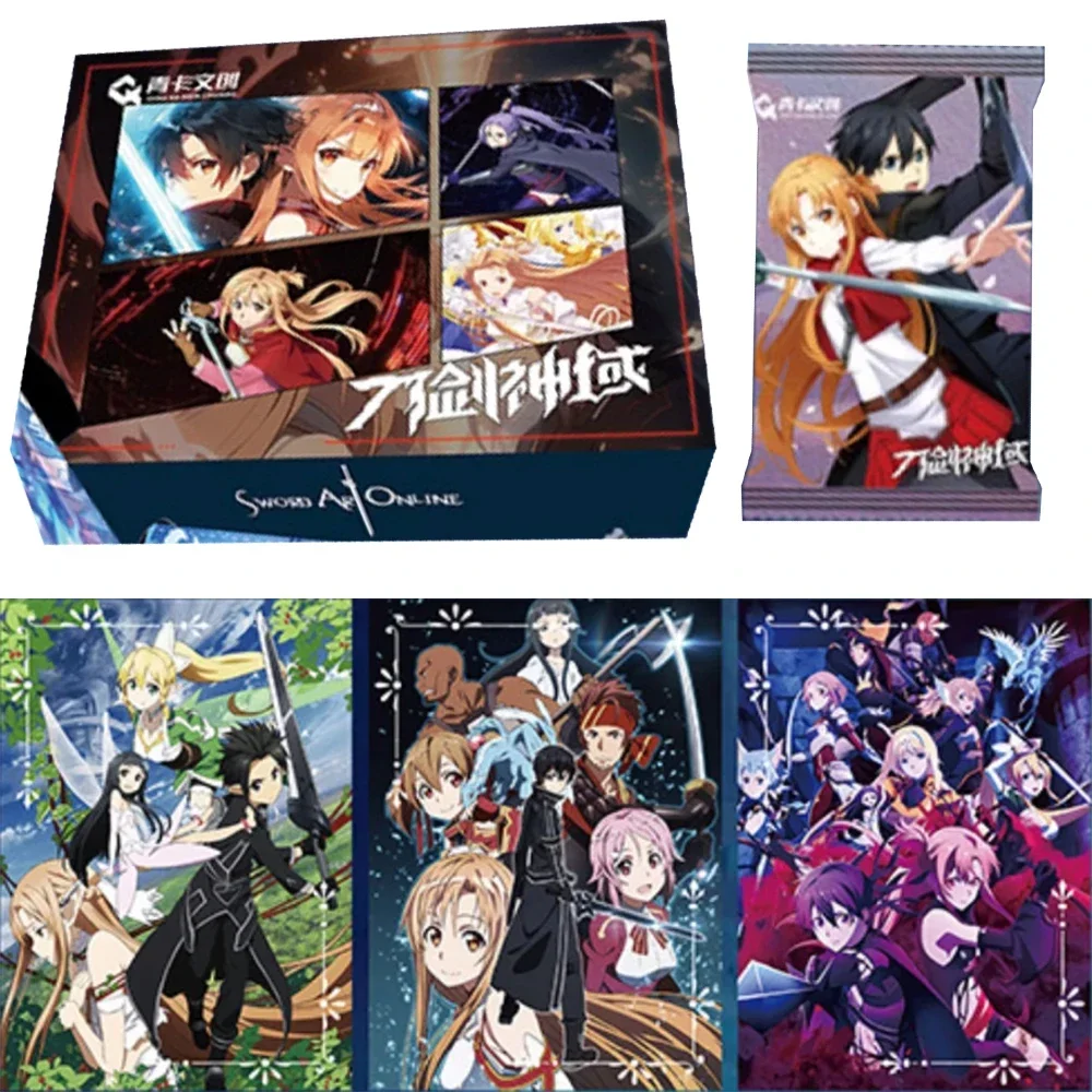 Меч искусство онлайн карточка аниме роли Kirito Asuna Yui Lifa коллекционная игрушка