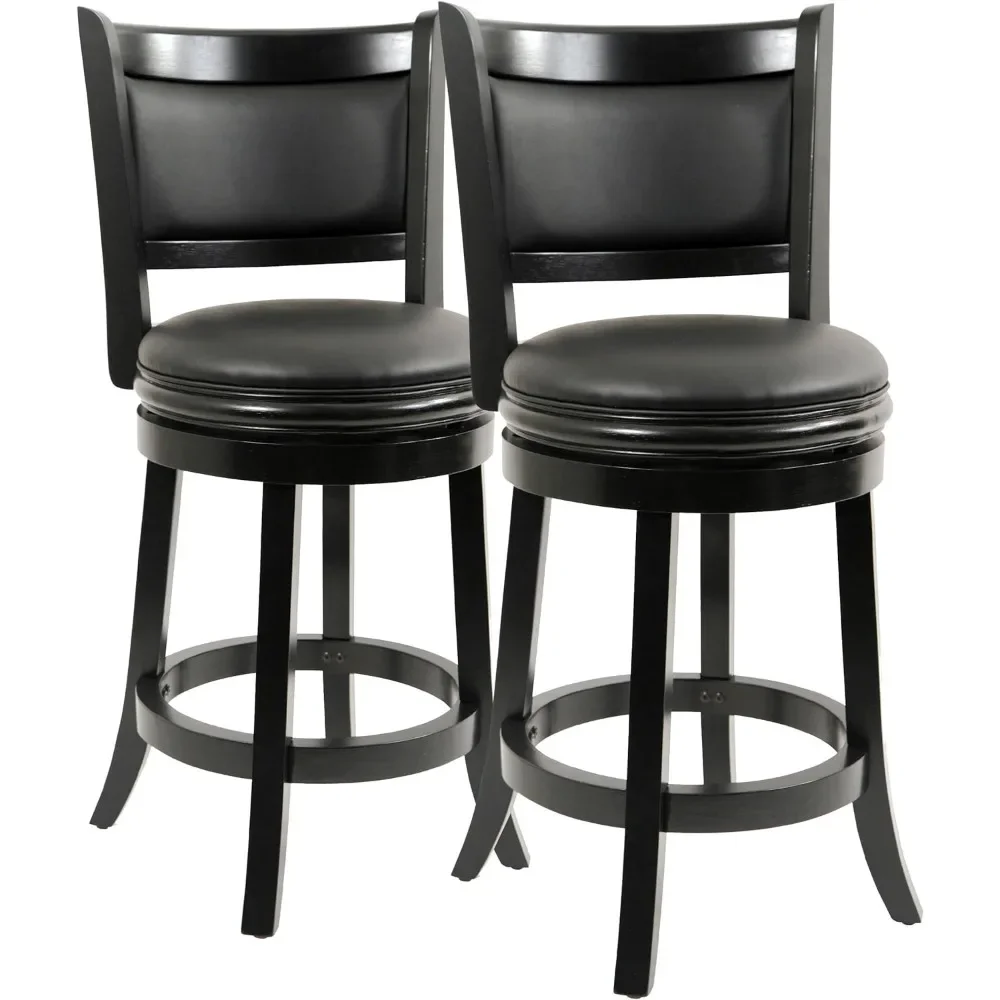 34 дюймовый стул сверхвысокий поворотный барный черный