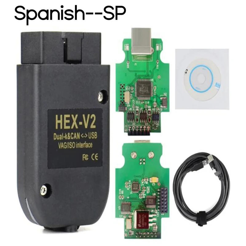 

50JA ATMEGA162+16V8+FT232RQ Multi-Language VCDS HEX X2 22.3 HEX CAN USB Interface V2 VAG-USB 21.3 21.9 V22.3.2 VAS-ODIS 5054A