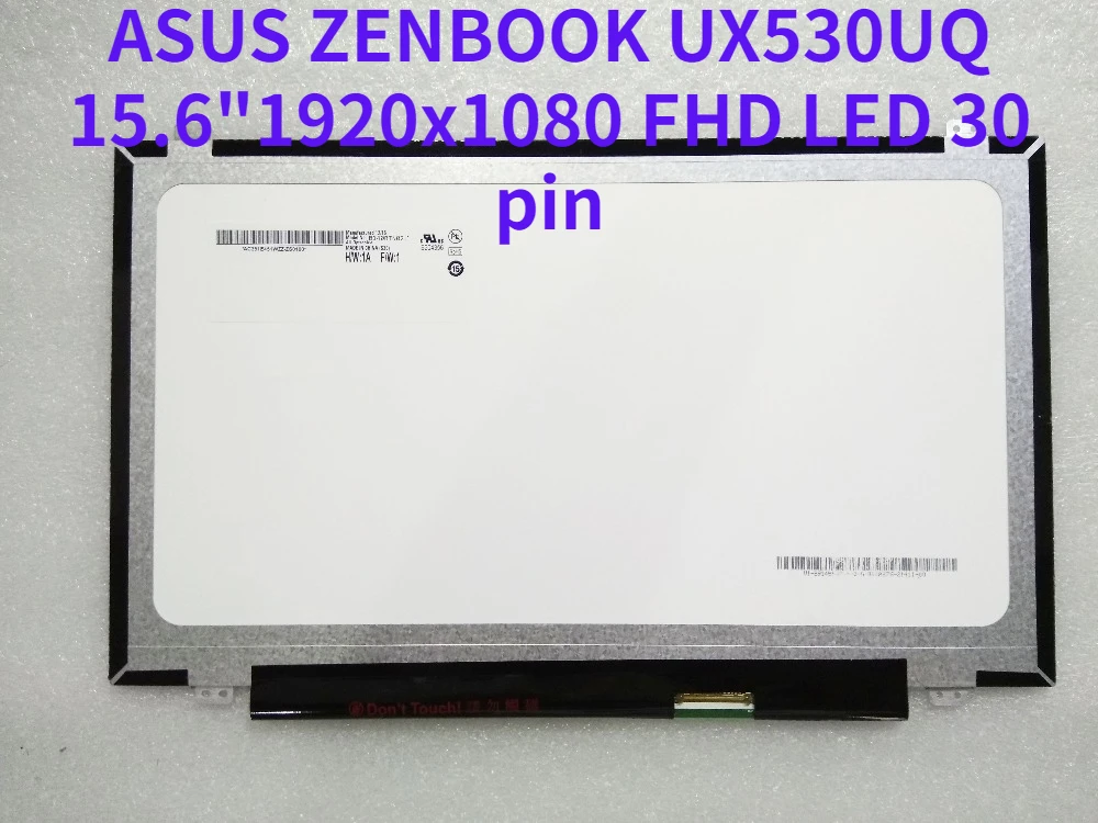 

15.6" IPS Laptop Matrix for ASUS ZENBOOK UX530UQ 1920x1080 FHD LED 30 pin LCD Screen Panel Replacement