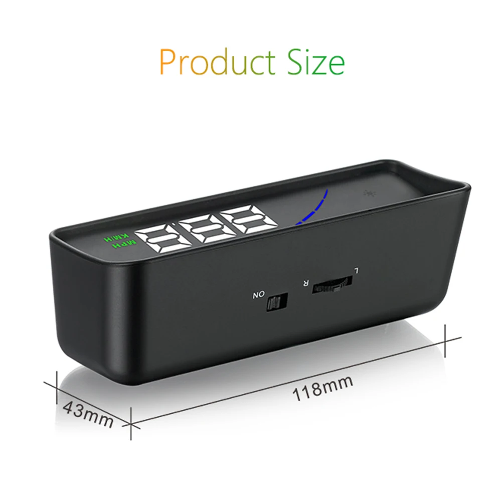 Автомобильный проекционный дисплей P9 OBD2 OBDII умная цифровая проекция и режим