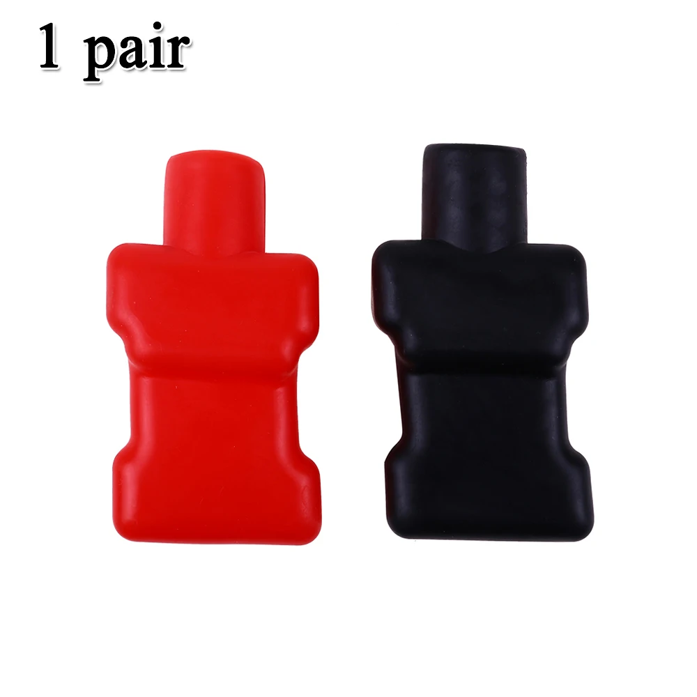 

2pcs Battery Terminal Cover Universal Top Column Protection Cover For Automotive Positive And Negative Battery Terminals Car Acc