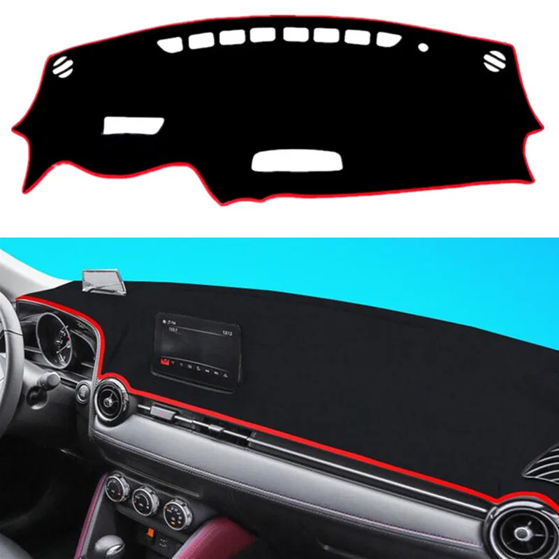 

For Mazda CX-3 CX3 2015-2017 2018 2019 Dashboard Cover Pad Mat Anti-Slip Dashmat Sunshade Protect Carpet Styling Car Accessories