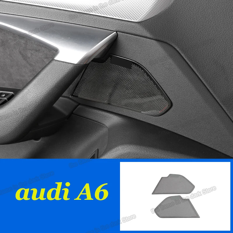 Звуковая панель автомобильной двери для Audi A6 C8 2019 2020 2021 2022 A7 S6 S7 RS 6 7 аксессуары