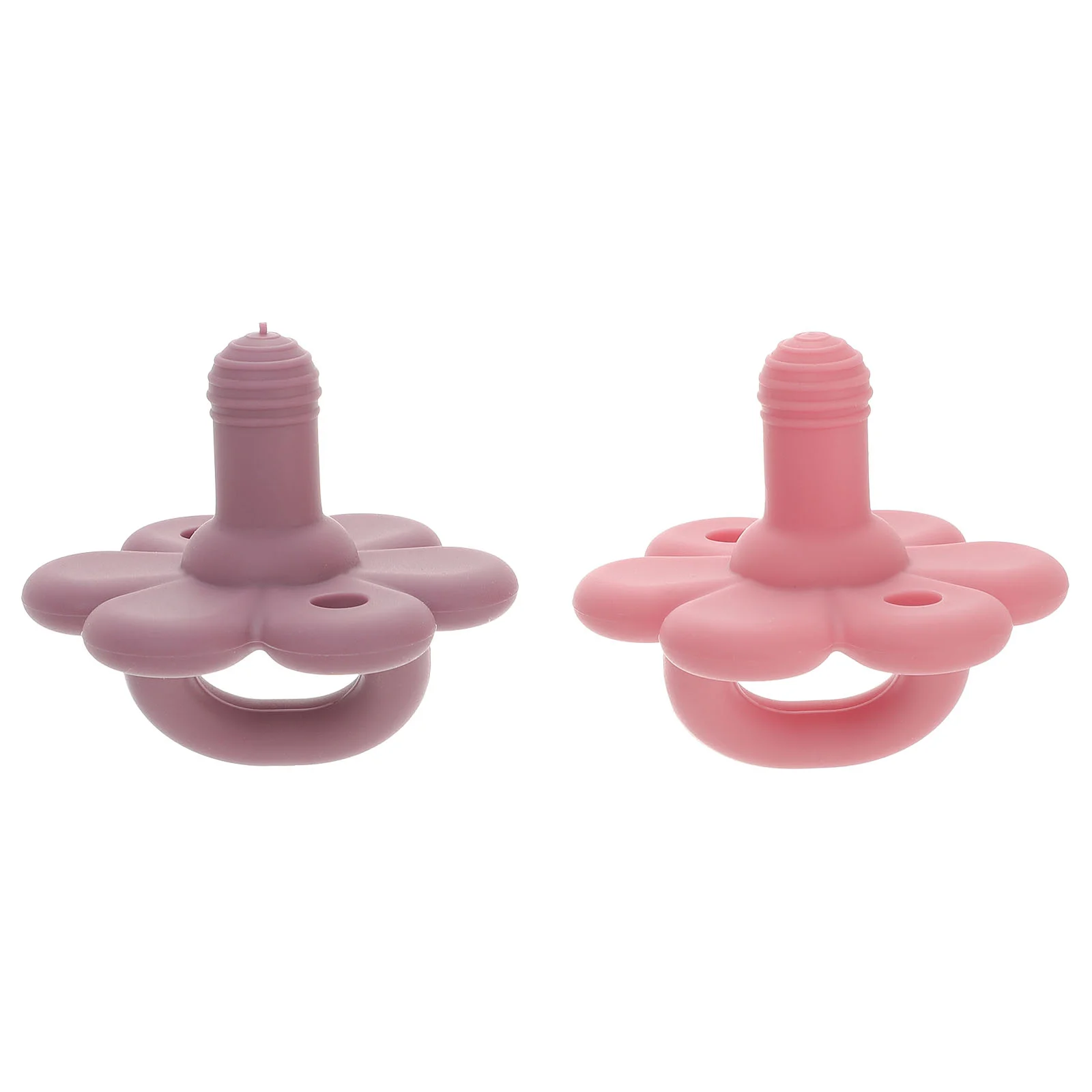 

2 шт., силиконовые соски-пустышки для прорезывания зубов