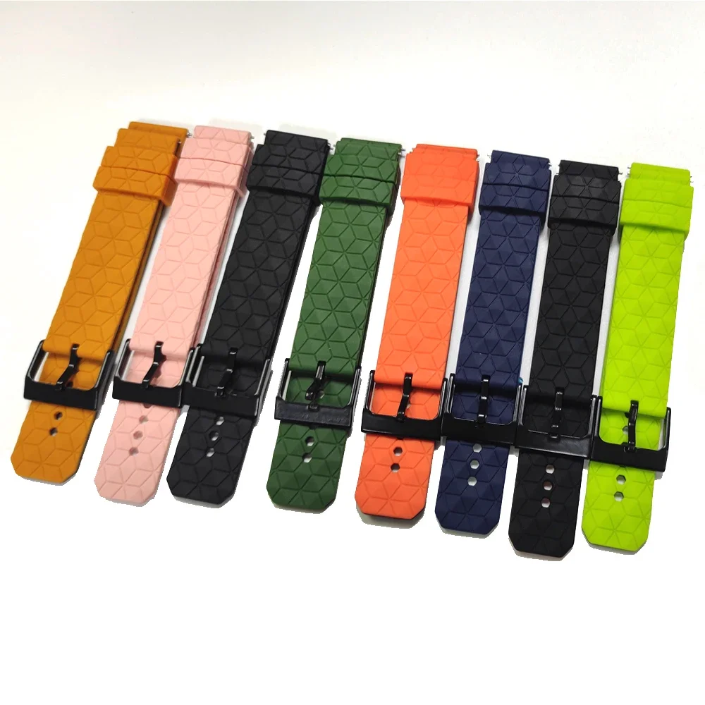 Ремешок силиконовый для Xiaomi Huami Amazfit GTR 47 мм 2 2e Stratos 3 браслет 4 3pro GTS BIP 20 22