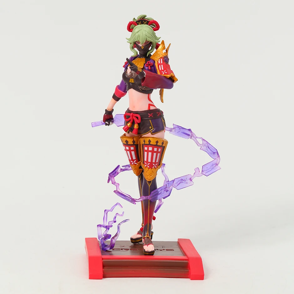 

22 см Genshin Impact Kuki Shinobu ПВХ фигурка Коллекционная модель игрушечная кукла подарок