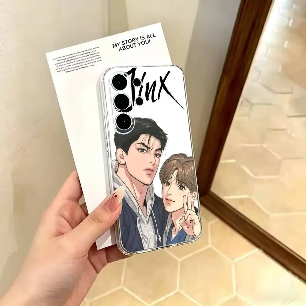 Прозрачный тонкий мягкий чехол для телефона Bl Manhwa Jinx Joo Jaekyung Kim Dan Anime для Samsung S 25,24,23,22,30,21,10,9,Ultra,Plus,L (art.: 3920dbca9380d) - 3920dbca9380d