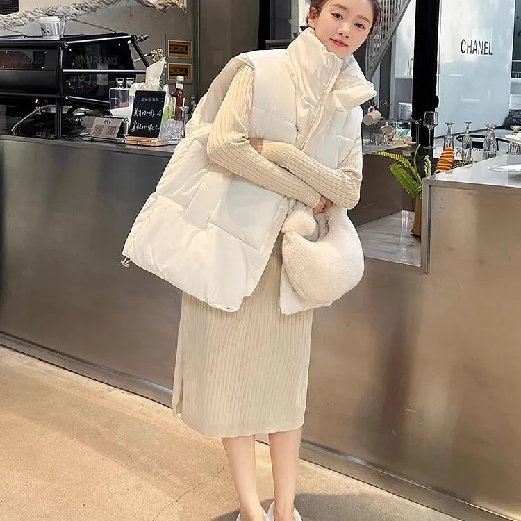 50 00 кг. Дизайнерское пальто больших размеров с воротником-стойкой и хлопковой