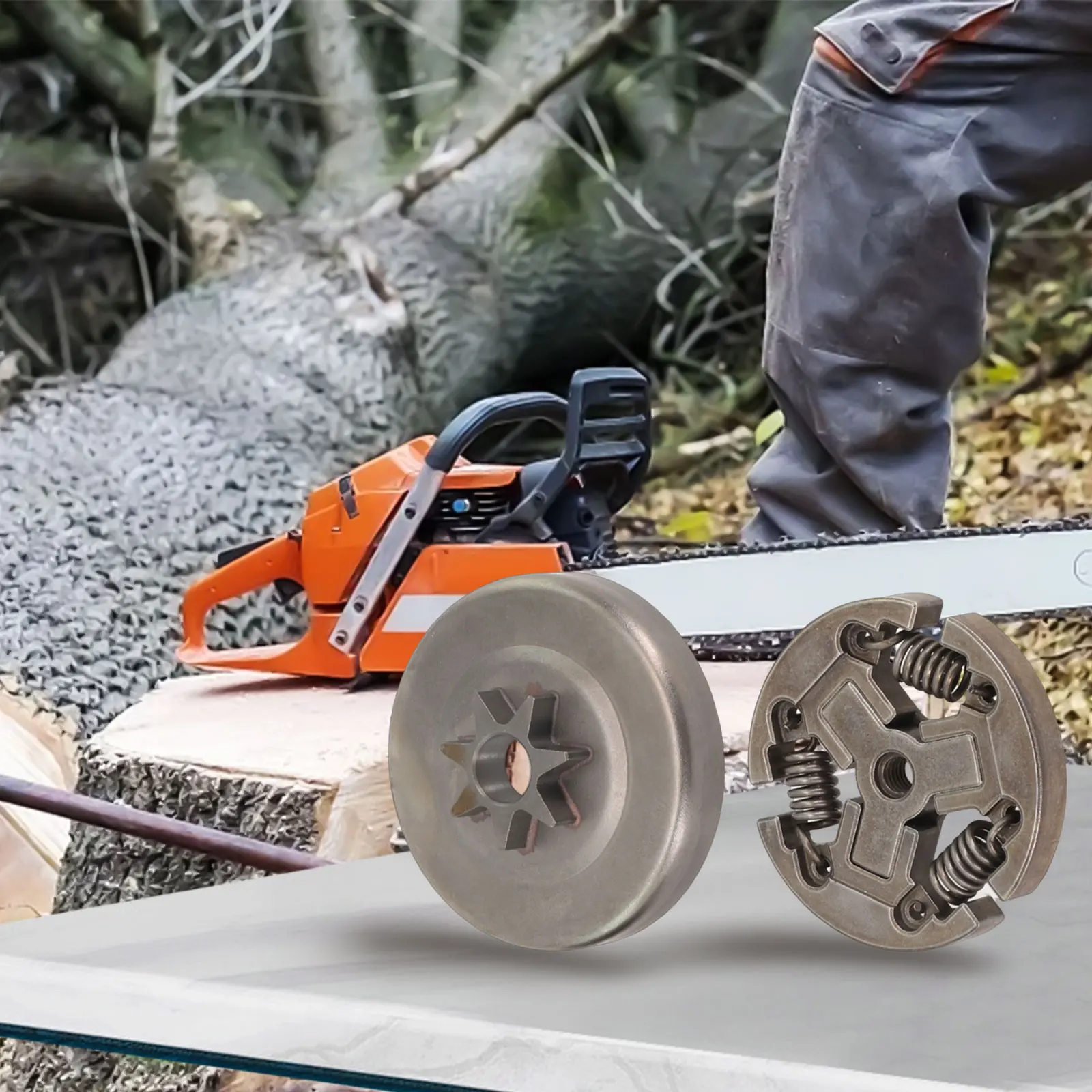 Сцепление в сборе для бензопилы Echo Cs-370 Cs-400 Cs-440 Cs-450 Cs-400F Cs-370F Cs-4200Es Cs-420Es A 056000181