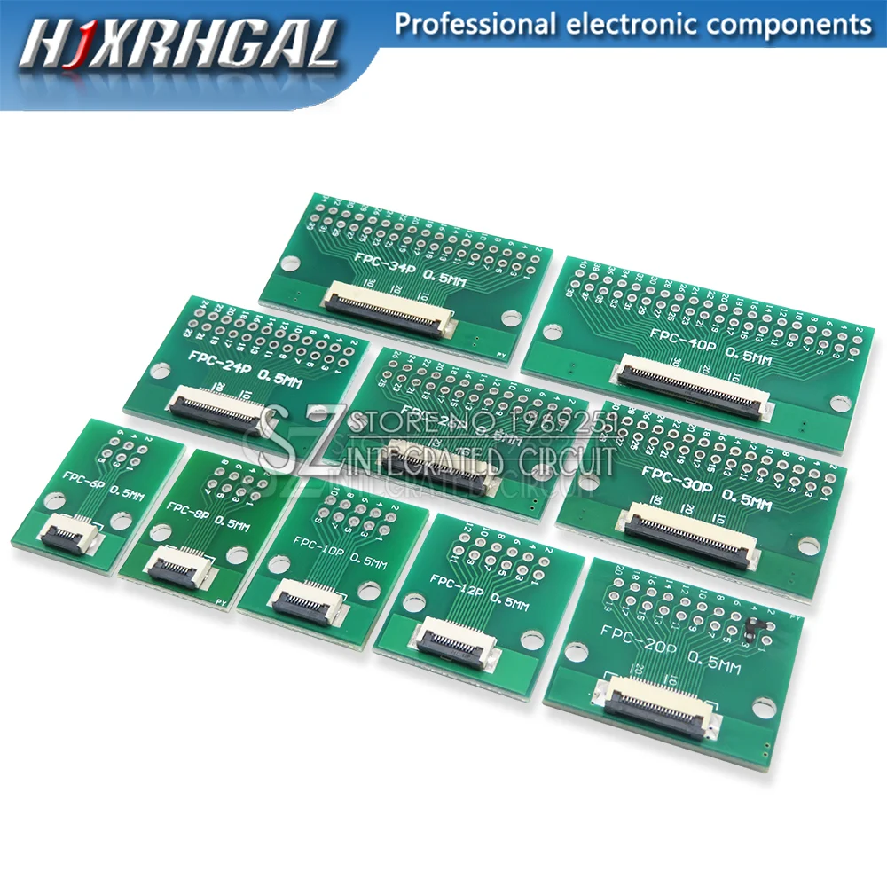 FPC FFC 0,5 мм шаг для кабельной трансферной платы DIY печатная плата 6P/8P/10P/20P/30P/40P/60P