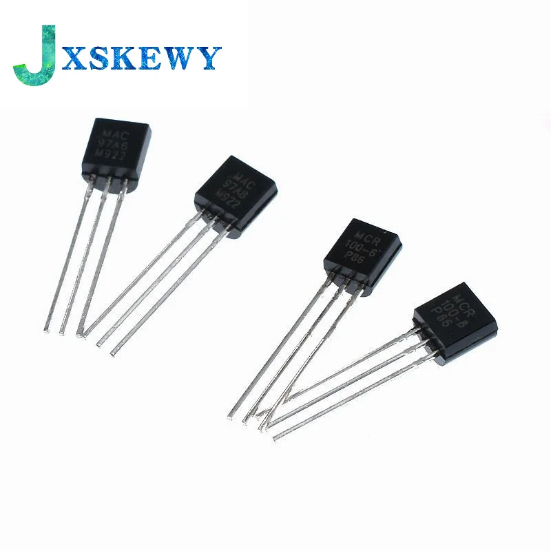 50 шт., новые модели MAC97A8, MAC97A6, MCR100-6 2SC1815, 2SA1015, 2SA733, 2SC945, MCR100, 97A8, 97A6, C1815, A1015, A33, C945