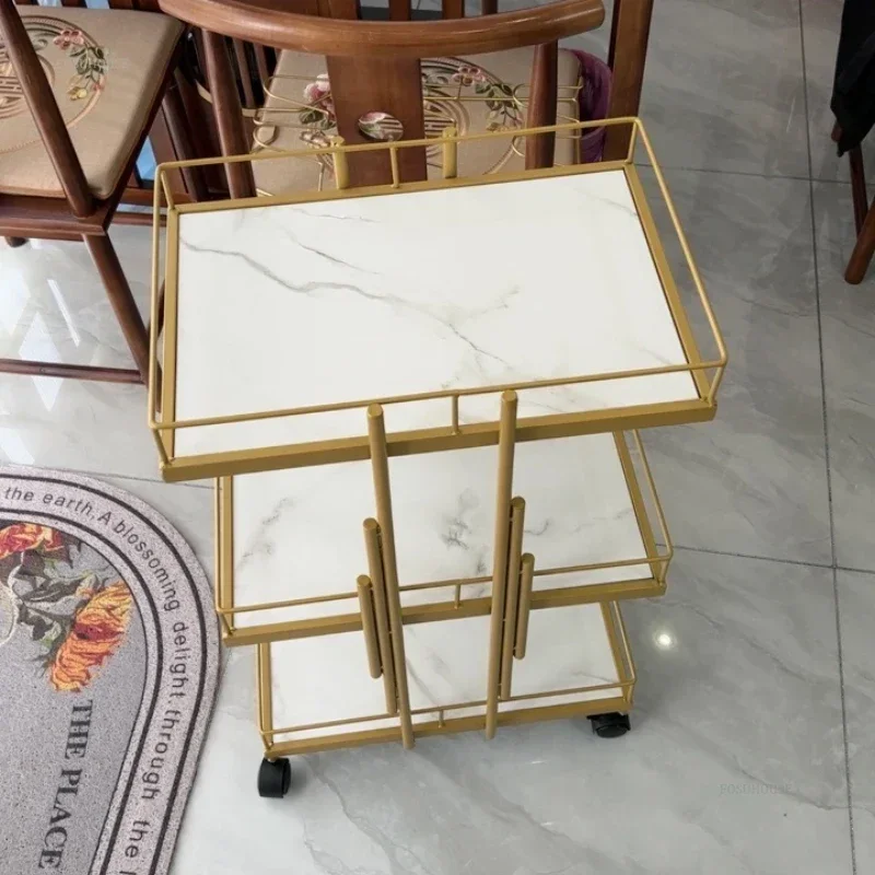 Профессиональная тележка для инструментов хранения салон красоты золотой утюг